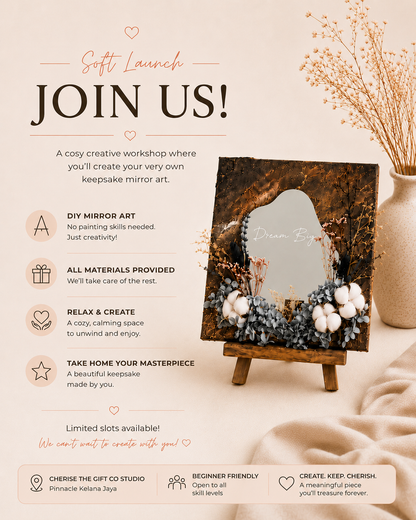Keepsake Mirror Art Workshop